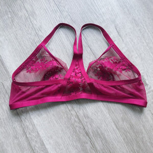 Forever Yours Fuchsia Lace Bralette