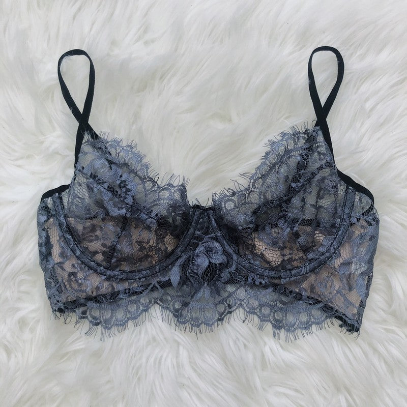 Floral Lace Lilac Bralette