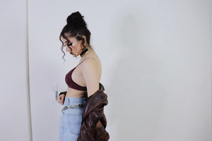 Burgundy Selenas Bayb Bralette