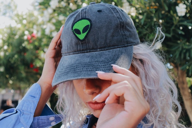 Out of this World Alien Distressed Hat