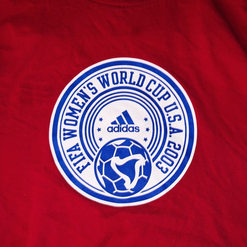 Rule the World Red Adidas Cropped FIFA Women’s World Cup Tee