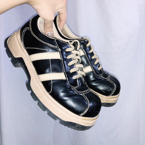 Soda Tan Platform Sneakers