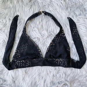 Vintage Vybe Black Lace Trim Bralette