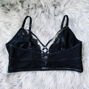 Lucid Love Lace Black Bralette