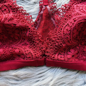 Ruin Your Life Red Lace Bralette