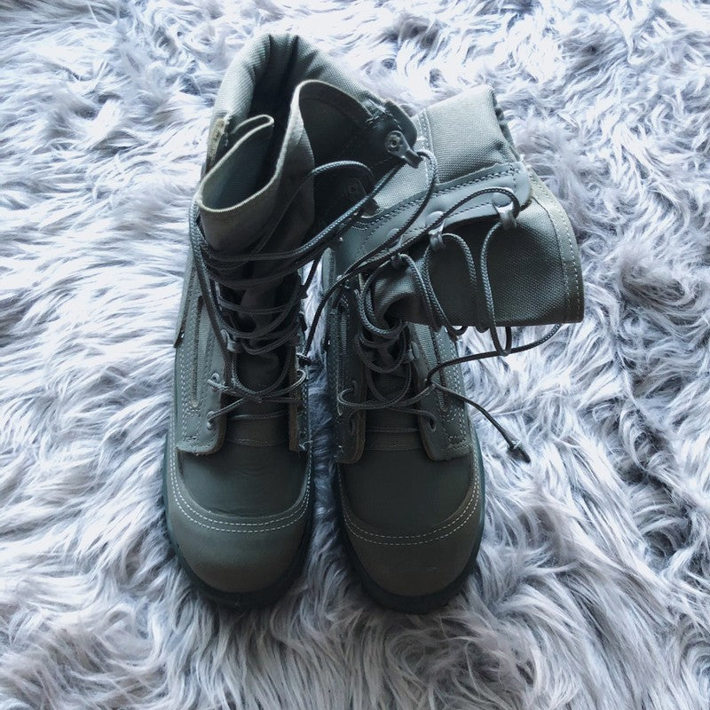 Vintage Khaki Combat Boots