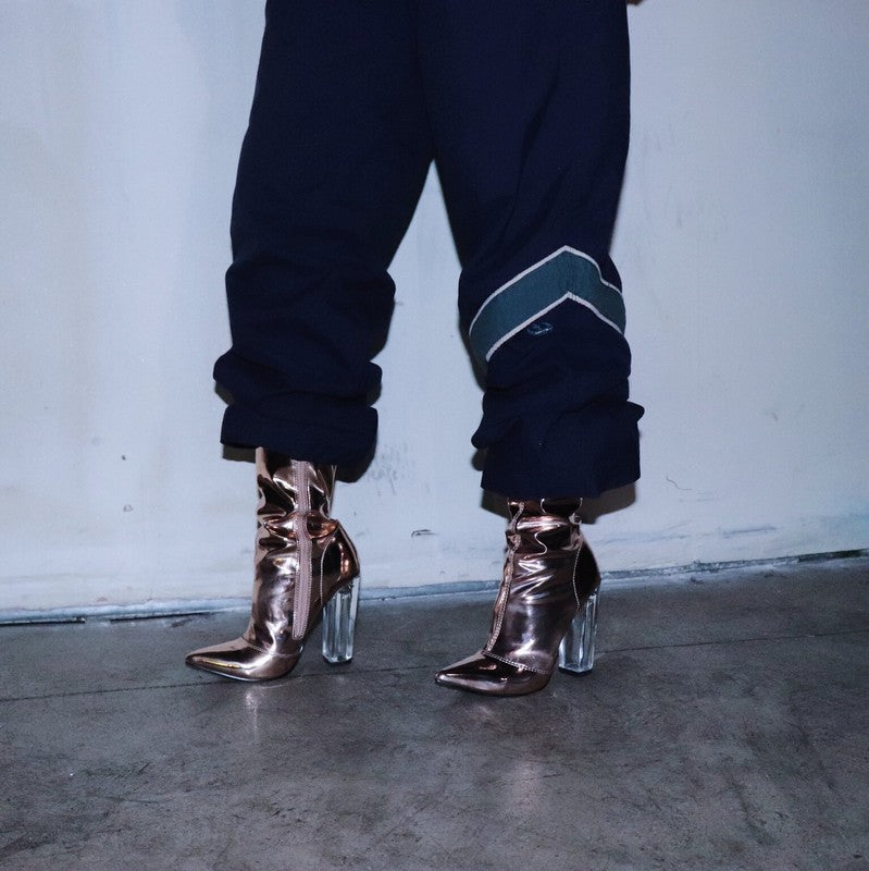 Roudy Bae Rose Gold Pointed Heels