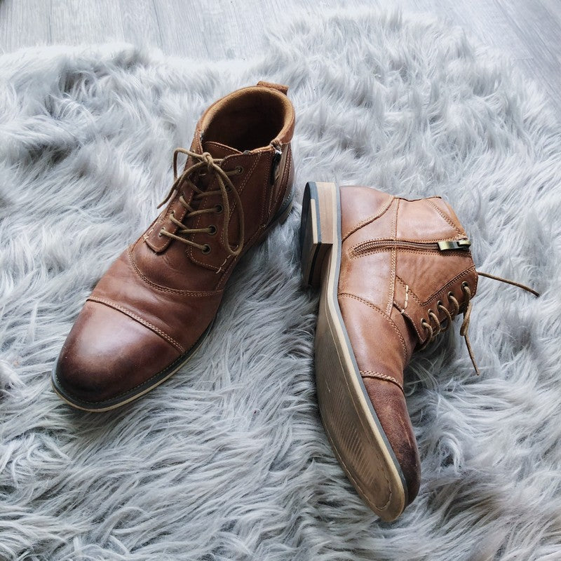 Men’s Leather Steve Madden Brown Brogues