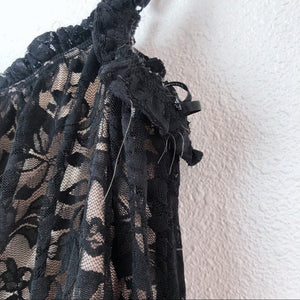 Black and Nude Forever 21 Lace Babydoll Slip Dress Bomb Bayb Co Black and Nude Forever 21 Lace Babydoll Slip Dress Bomb Bayb Co