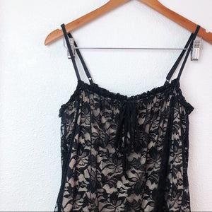 Black and Nude Forever 21 Lace Babydoll Slip Dress Bomb Bayb Co Black and Nude Forever 21 Lace Babydoll Slip Dress Bomb Bayb Co