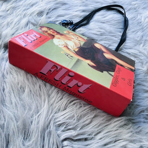 Vintage Magazine 50's Flirt Hardcover Hand Bag