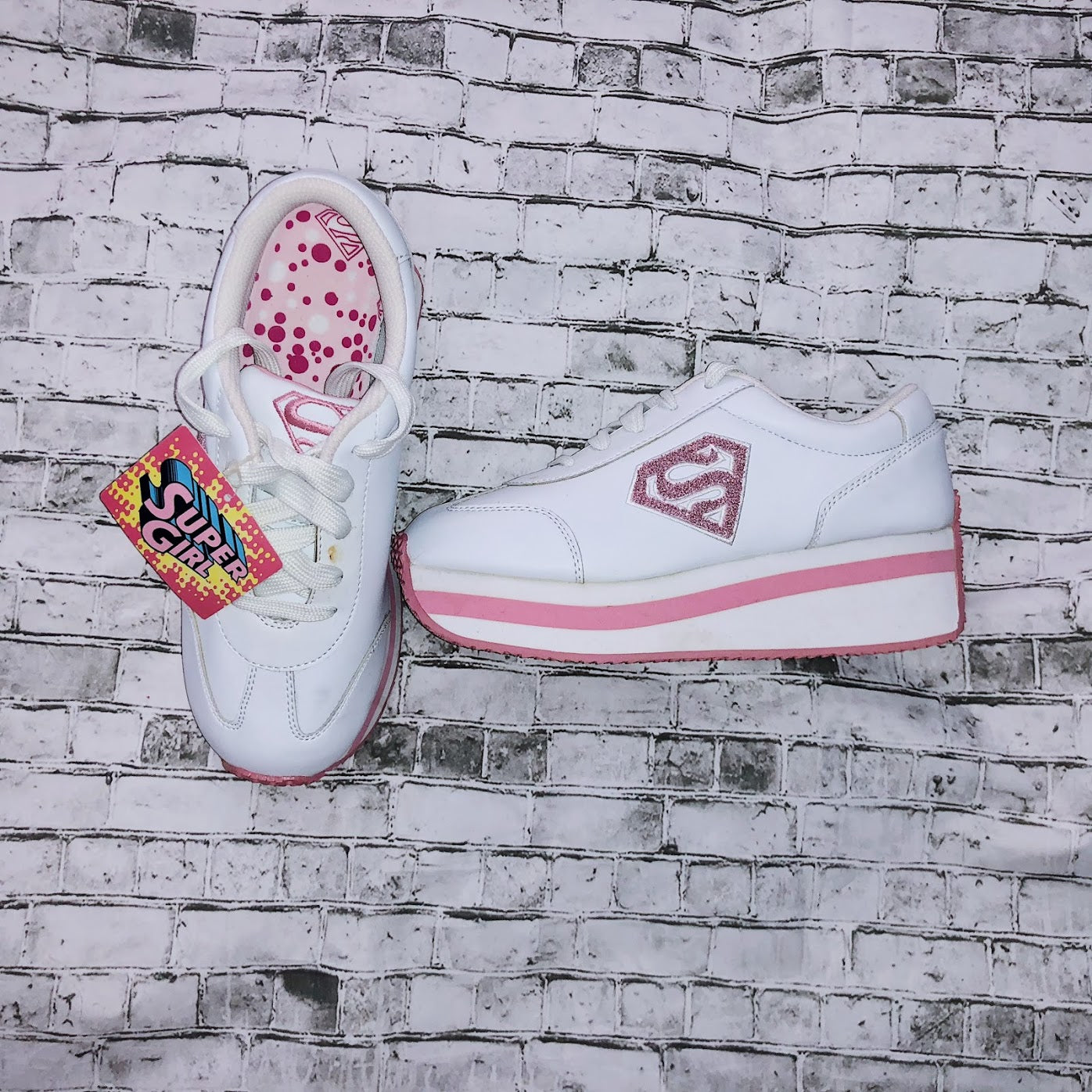 Authentic 90s Supergirl Platform Sneakers