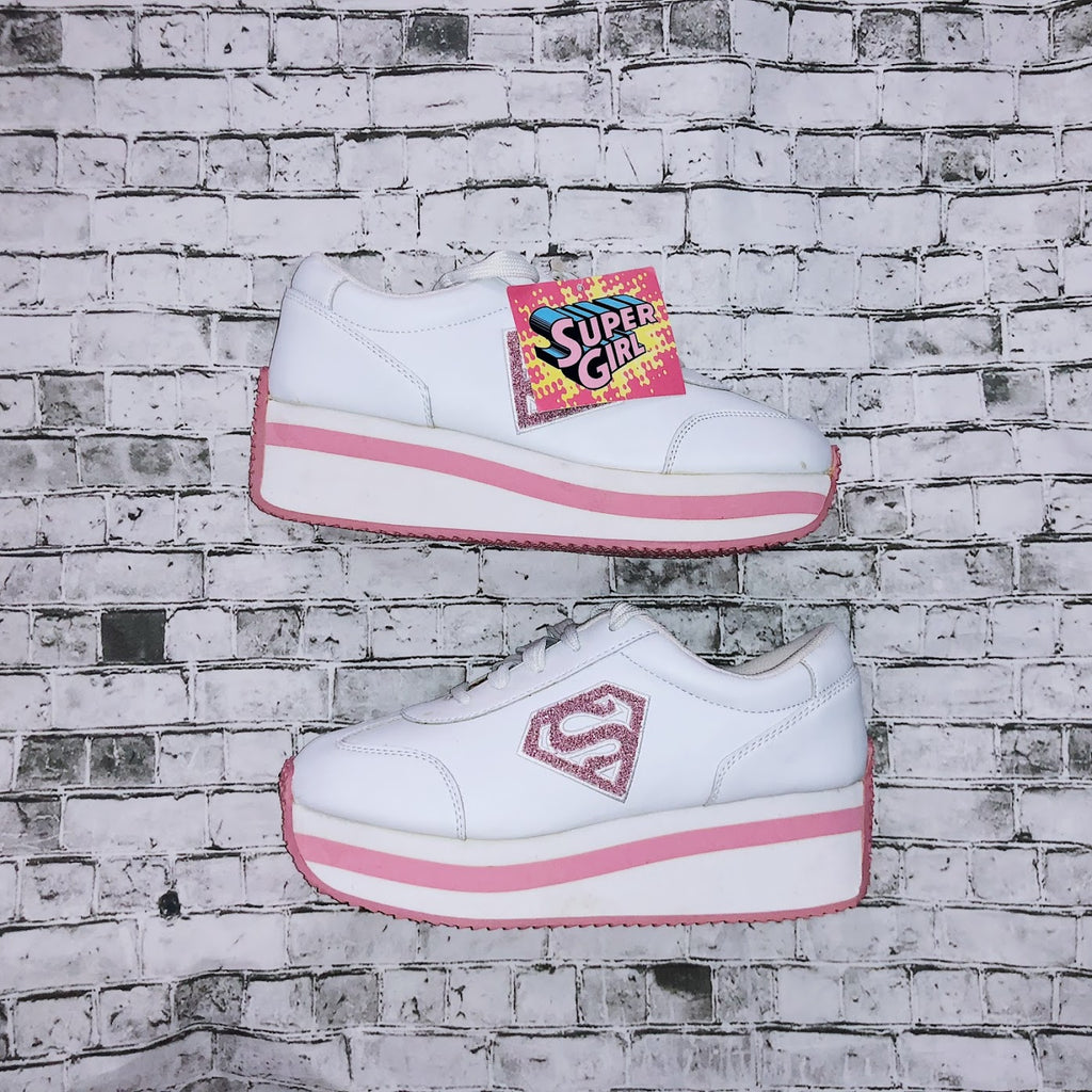 Authentic 90s Supergirl Platform Sneakers