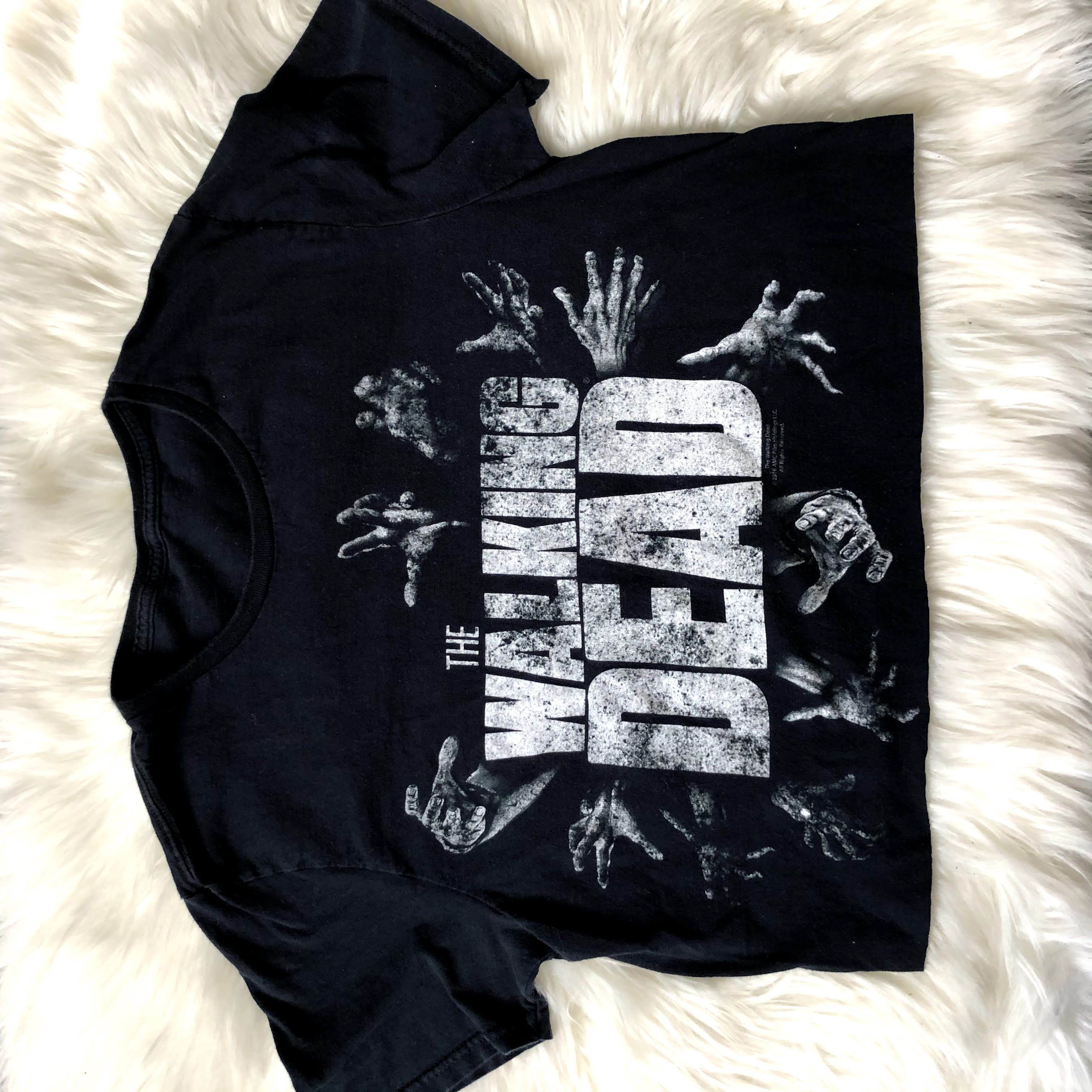 The Walking Dead Promo Crop Top Graphic Tee