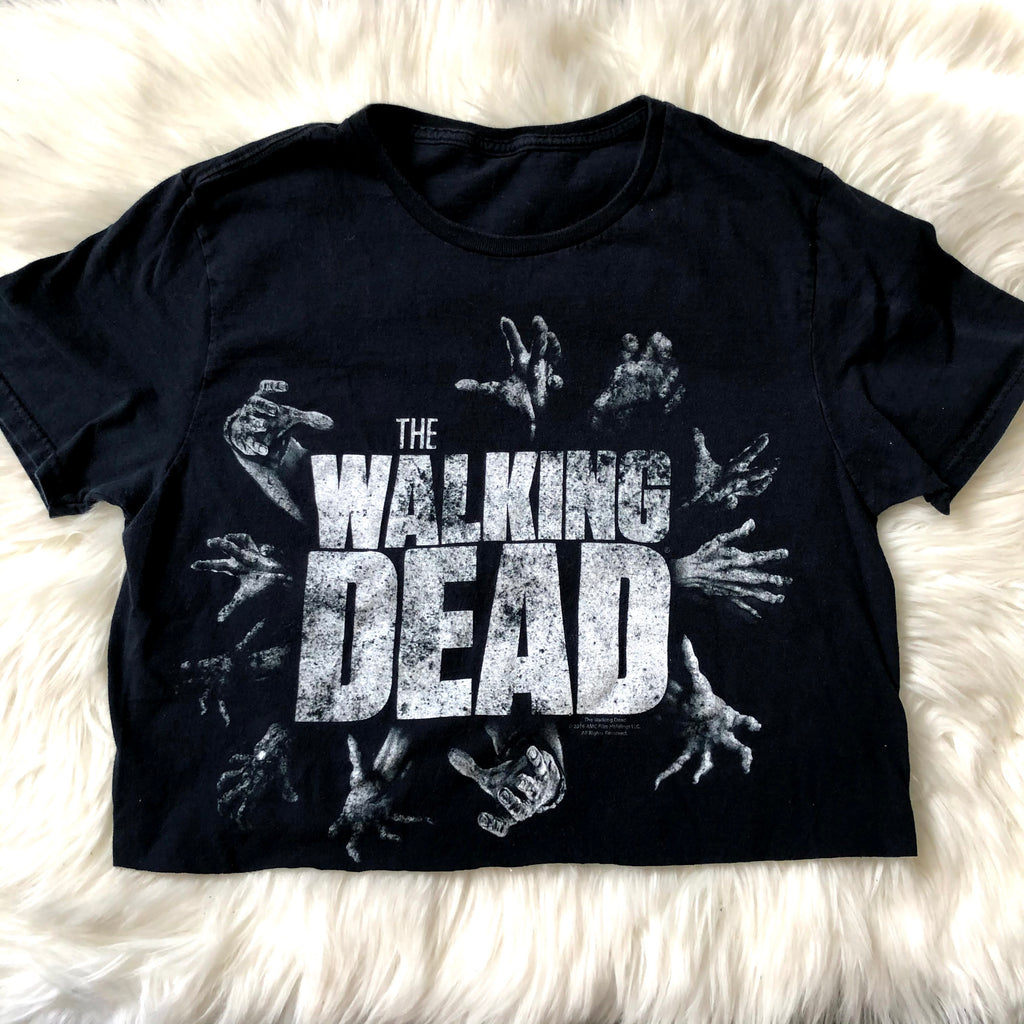 The Walking Dead Promo Crop Top Graphic Tee