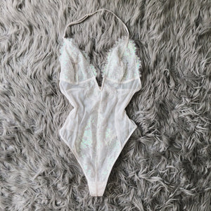 Angel Dust White Teddy Bodysuit