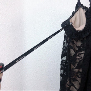 Black and Nude Forever 21 Lace Babydoll Slip Dress Bomb Bayb Co Black and Nude Forever 21 Lace Babydoll Slip Dress Bomb Bayb Co
