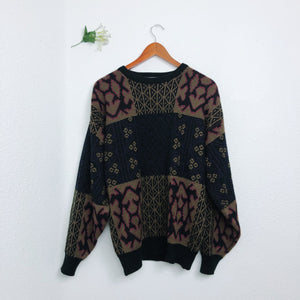 Vintage Brown Gitano Crewneck Sweater