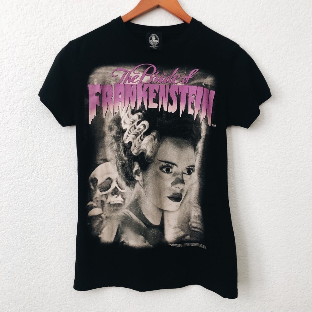 The Bride of Frankenstein Black Graphic Tee