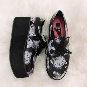 Iron Fist Kitty Lace Up Platform Creeper Sneakers