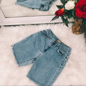 Liz Claiborne Blue Jean Distressed Shorts