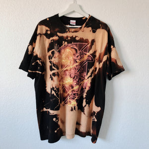 Custom Acid Dripped Marvel Comic Vintage Tee