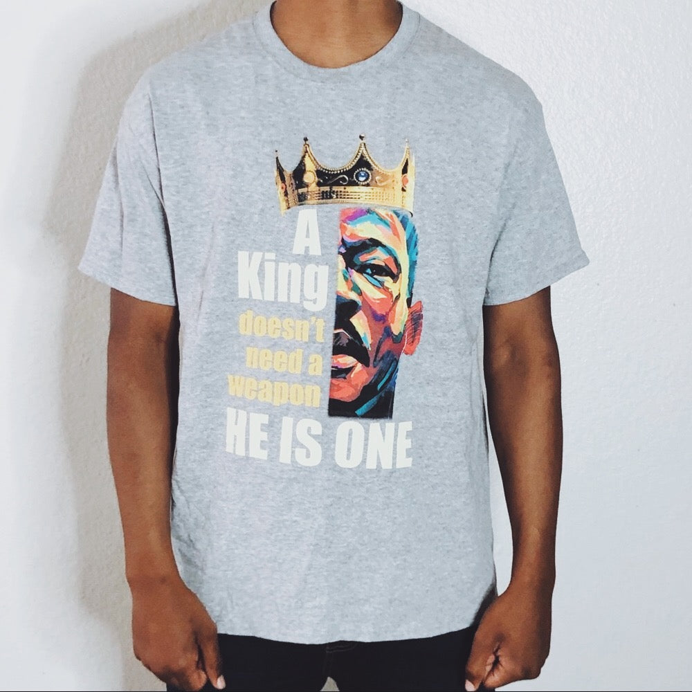 A King Gray Martin Luther King Jr. T-Shirt