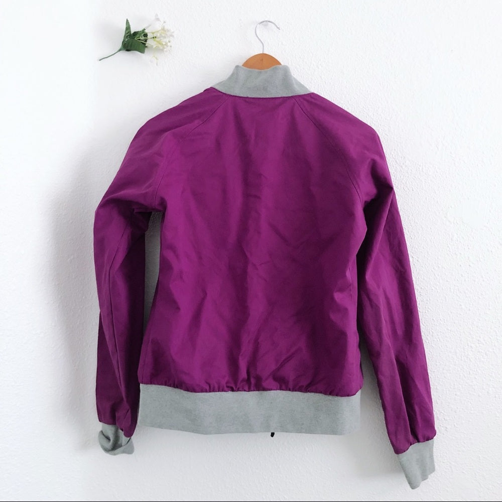 Purple and Gray Nike Windbreaker Women’s Jacket