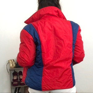 Swing West Red & Blue Puffer Outdoor Jacket