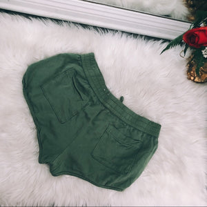 Comfy Green Stretchy Sofee Type Shorts