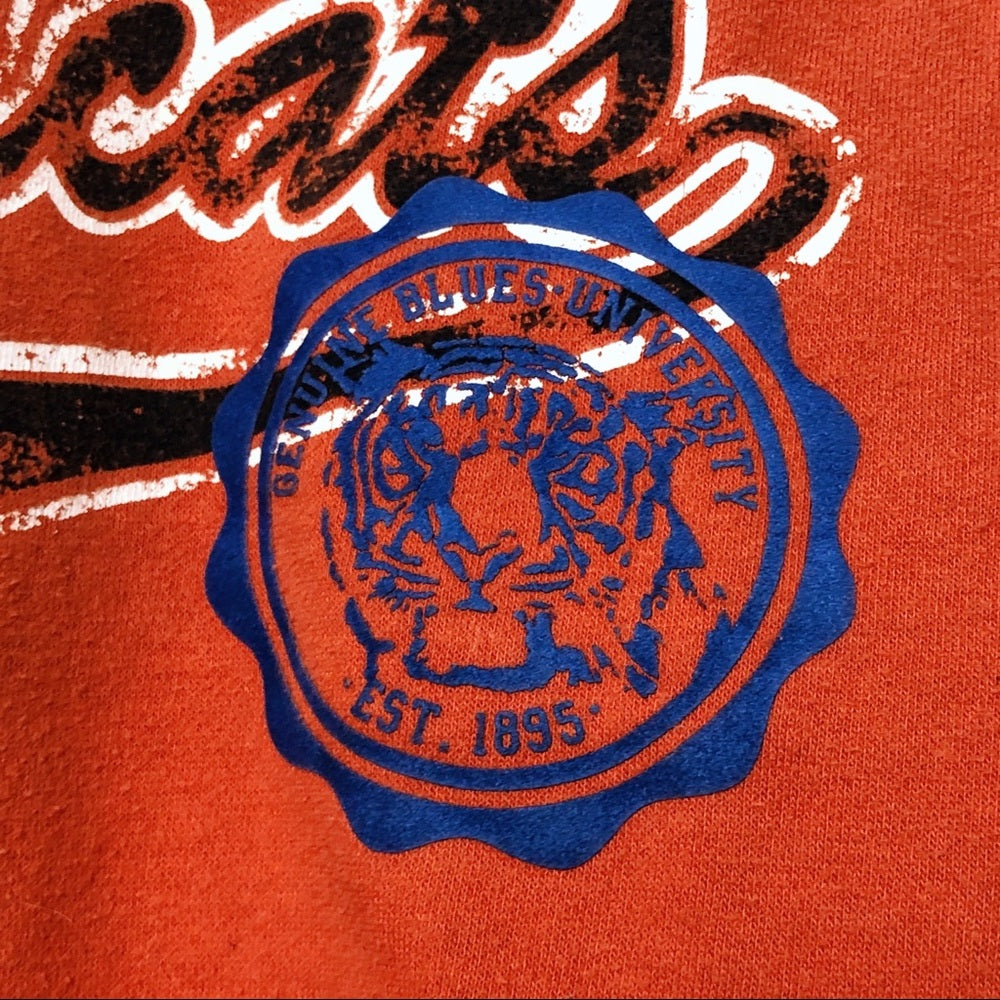 Vintage Orange Wildcats Crewneck Longsleeve Sweater