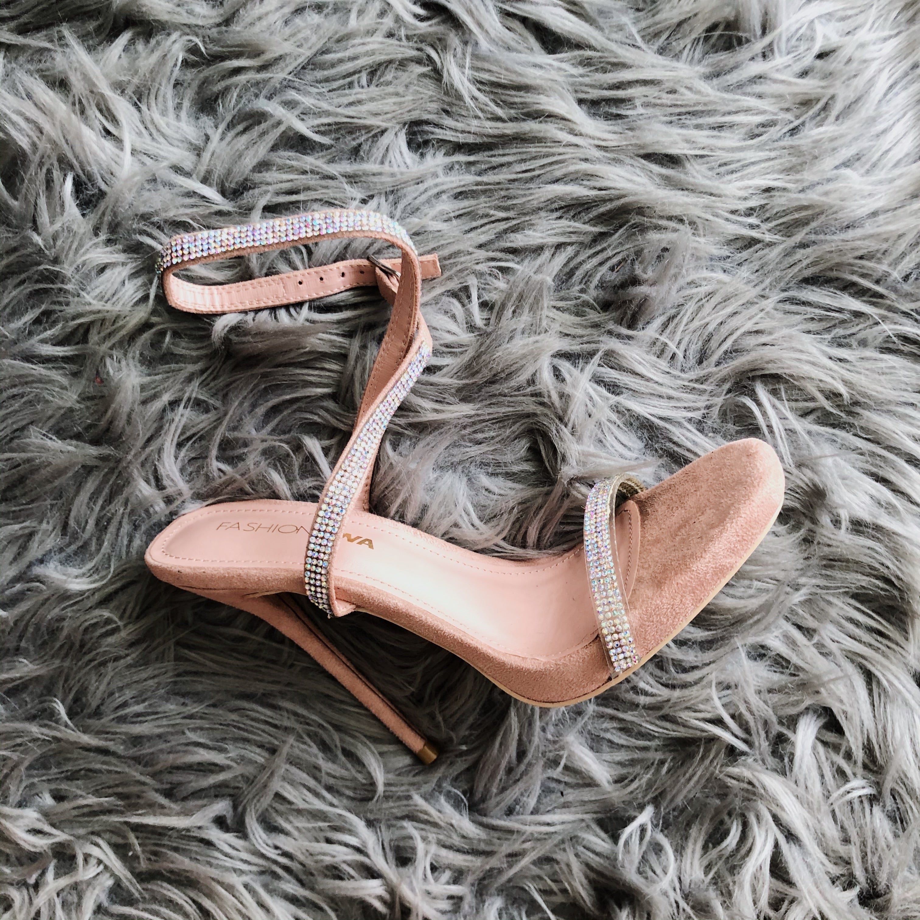 Peachy Bae Open Toe Strap Heels