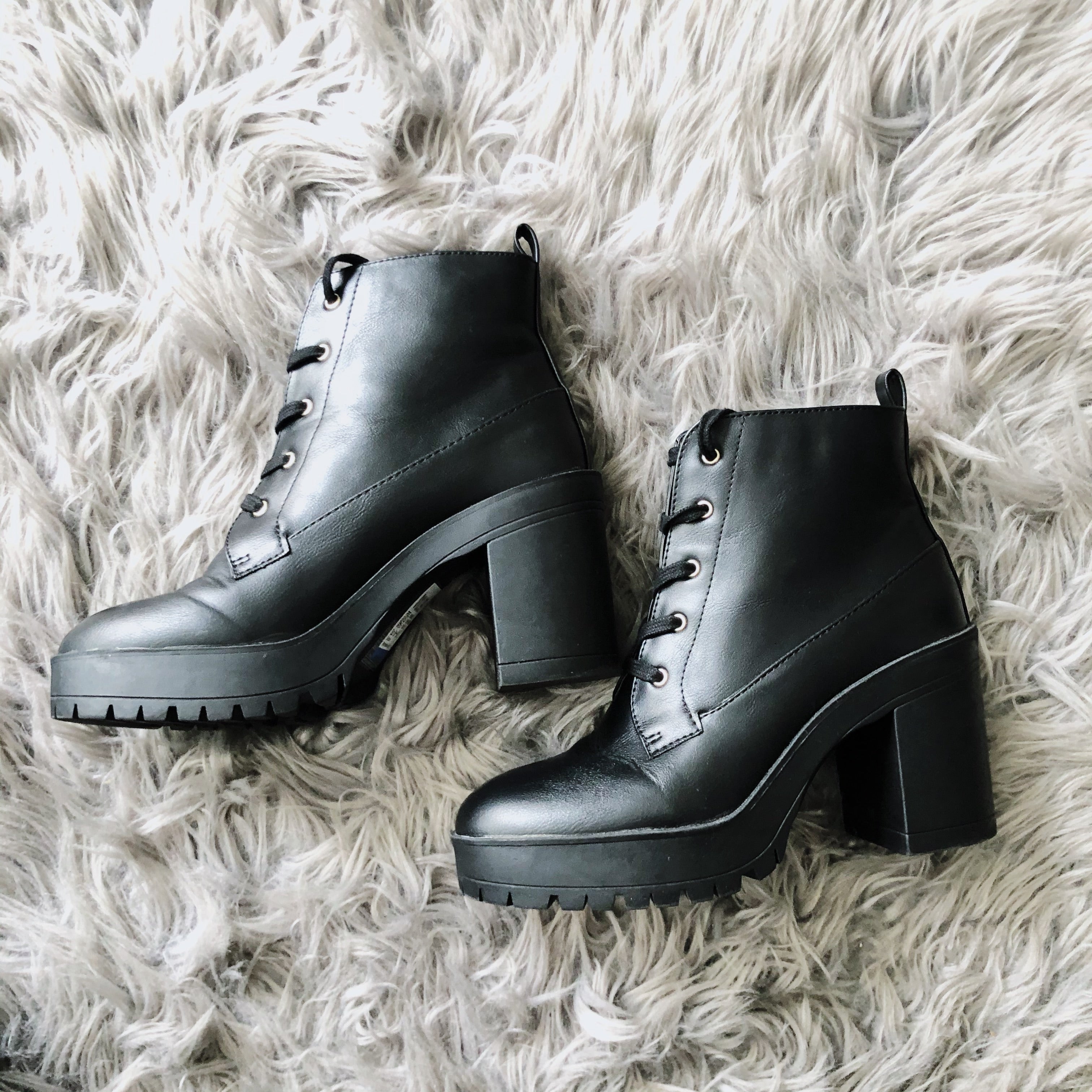 All Or Nothing All Black Combat Boots