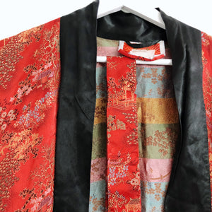 Authentic Red Oriental Kimono Robe