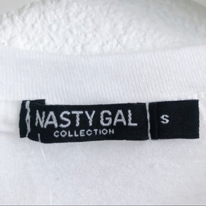 Raise Hell Baby Nasty Gal White Crop Top