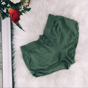 Comfy Green Stretchy Sofee Type Shorts