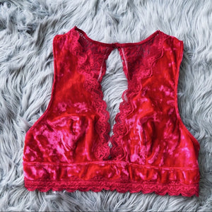 INC Soft Fuscia Lace Bralette