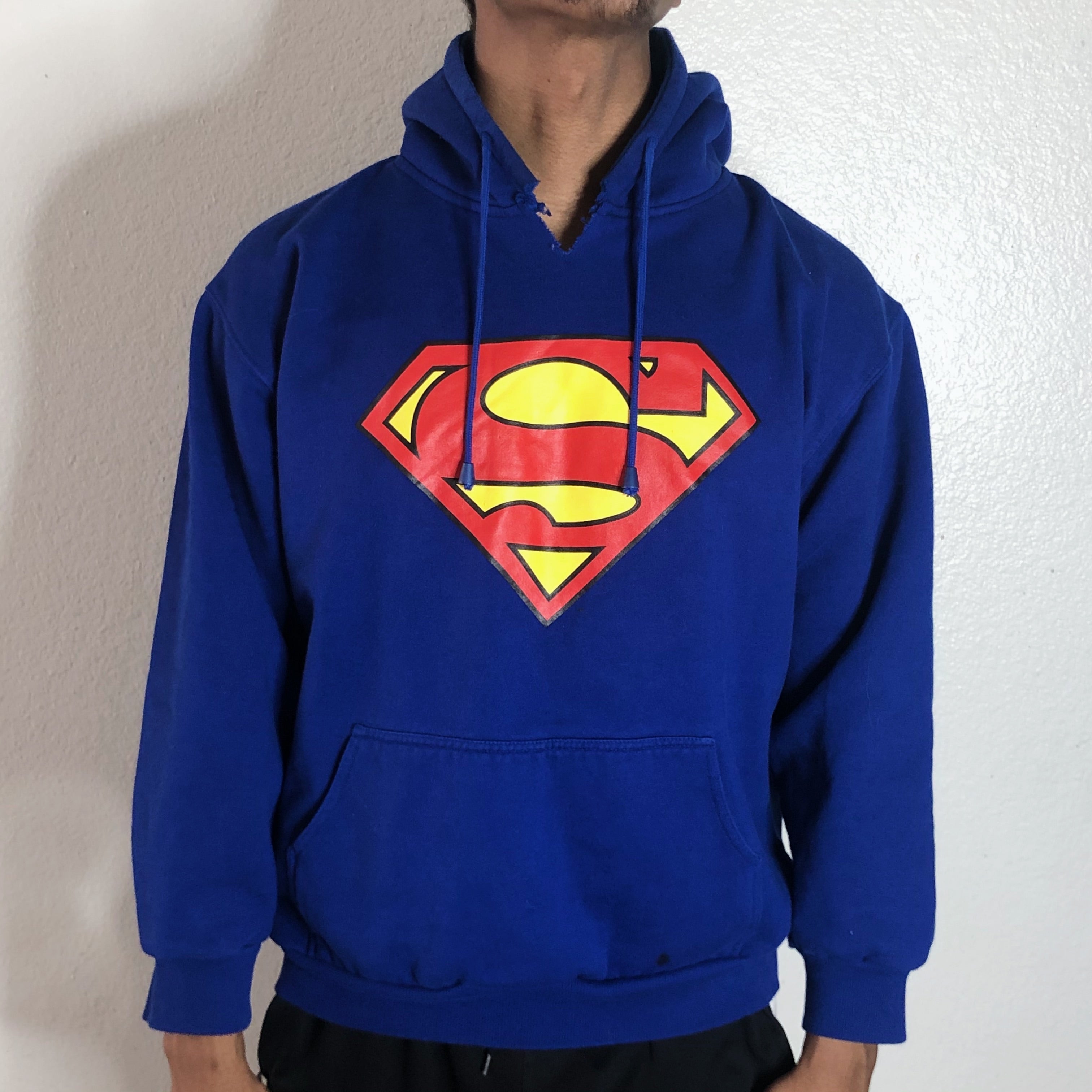 DC Comics Classic Superman Blue Vintage Hoodie