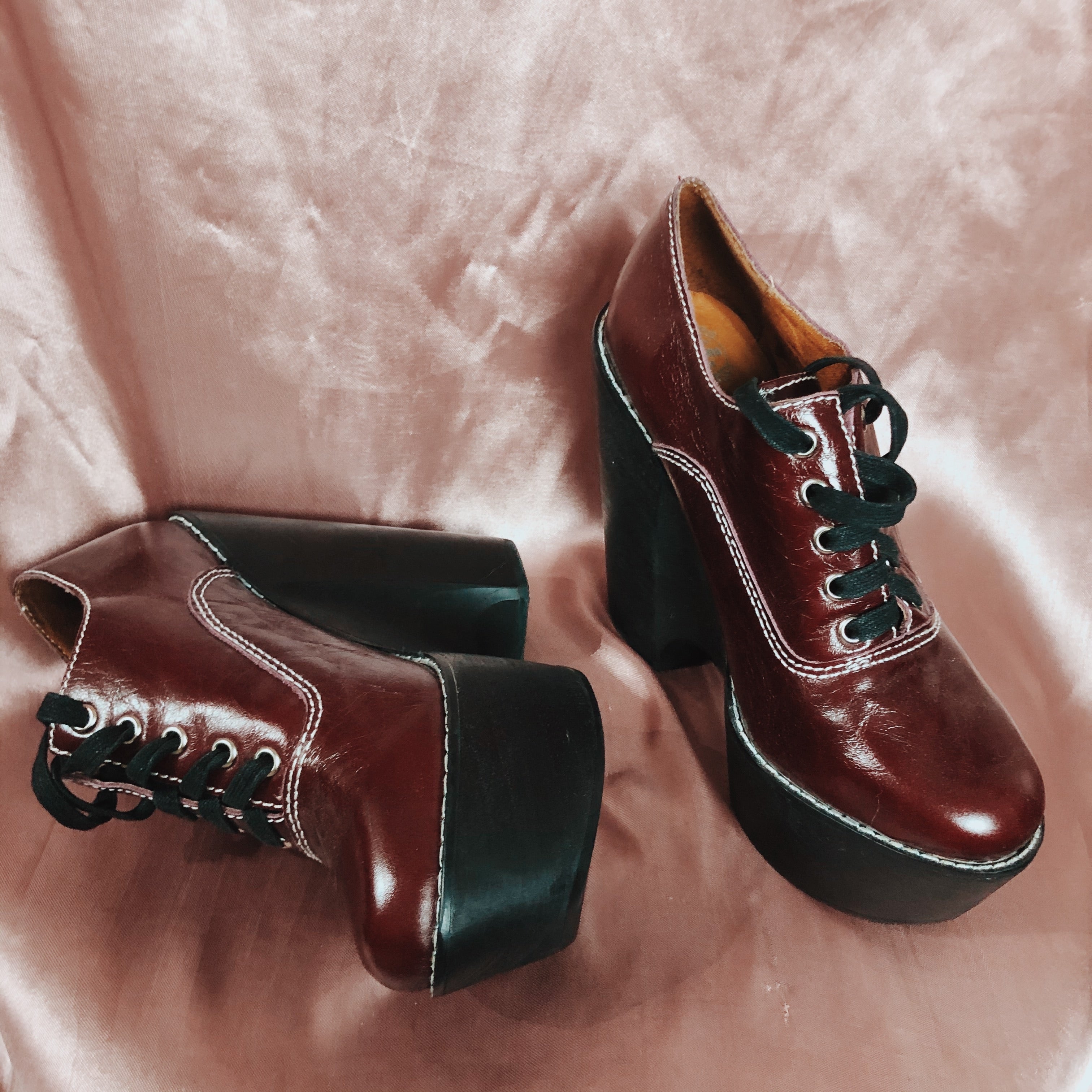 Rare Jeffrey Campbell Maroon Booties