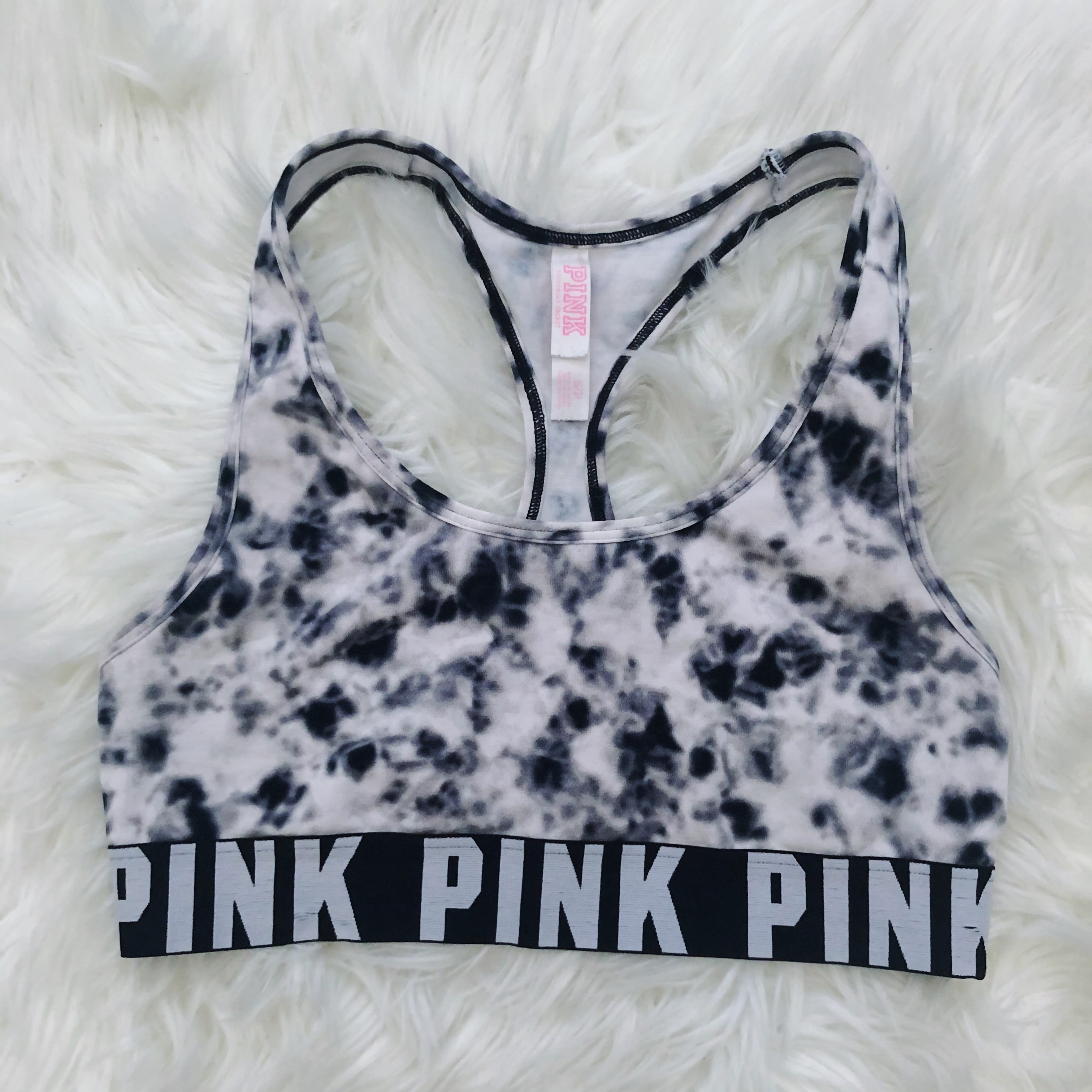 PINK Victoria’s Secret Acid Wash Sports Bra