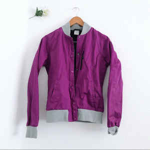 Purple and Gray Nike Windbreaker Women’s Jacket