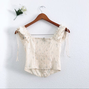 Princess Poly Floral Hook Bustier Top