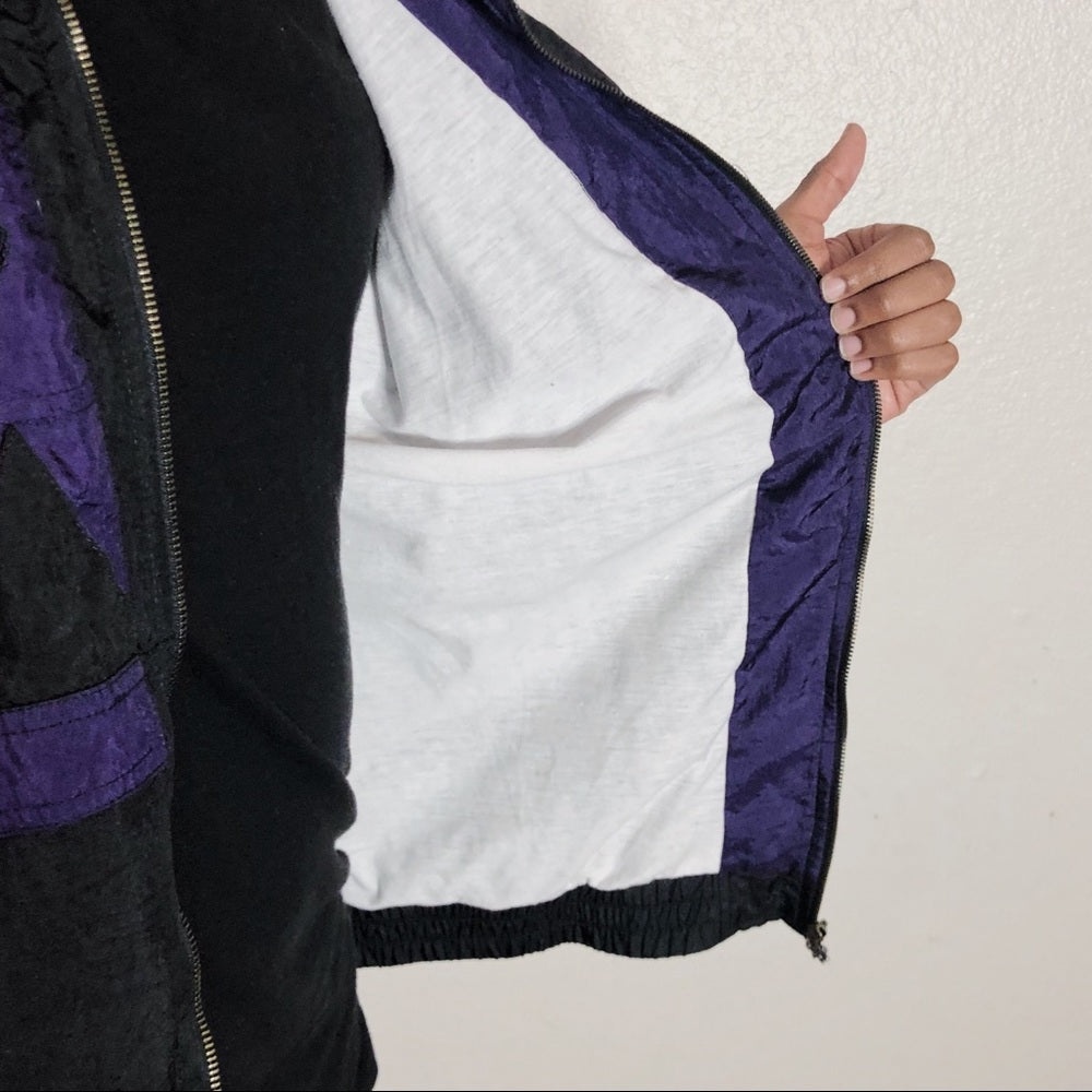 Vintage 90’s Purple & Black Unisex XL Jacket