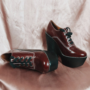 Rare Jeffrey Campbell Maroon Booties