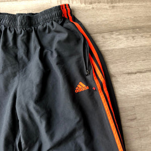 Adidas Orange Striped Sweatpants