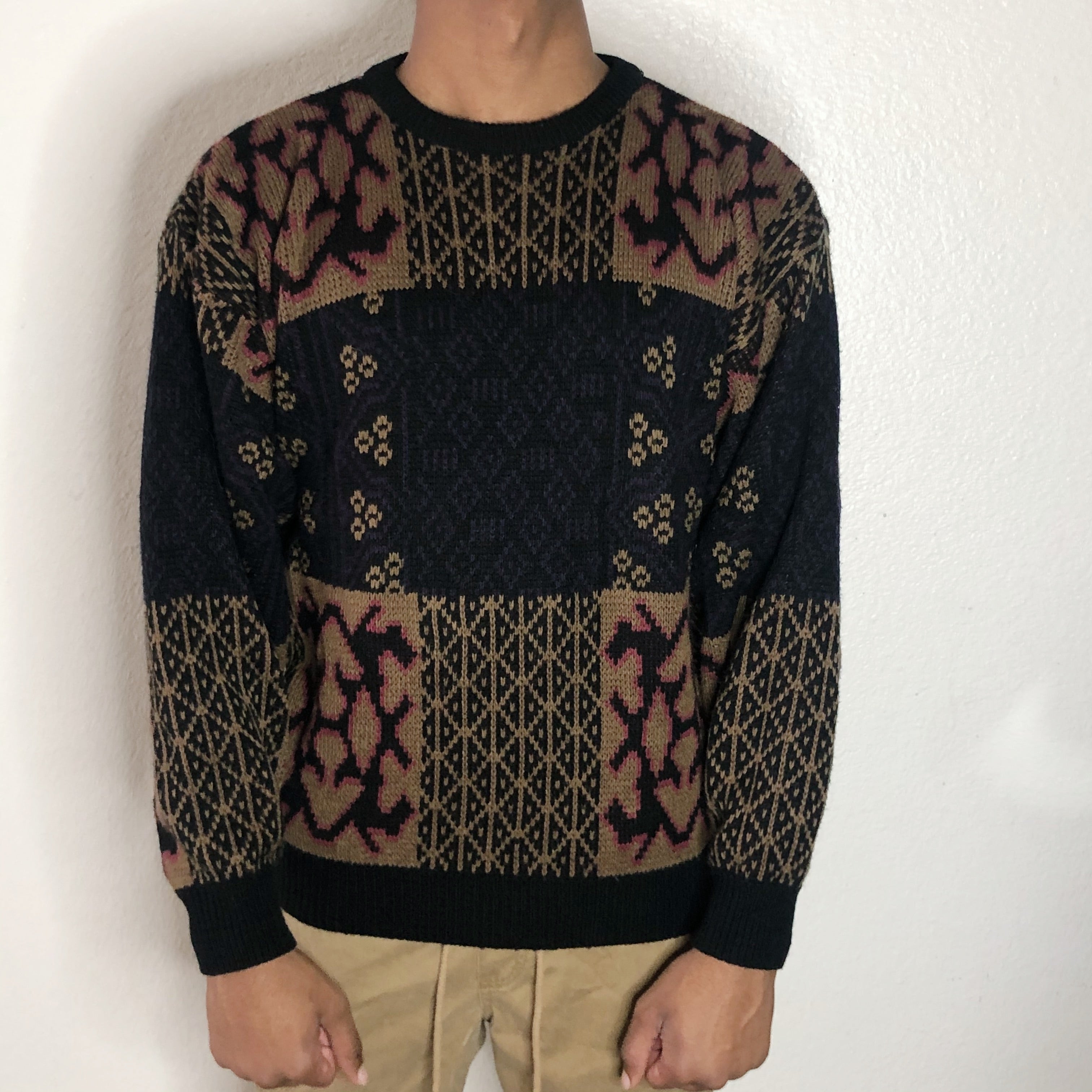 Vintage Brown Gitano Crewneck Sweater