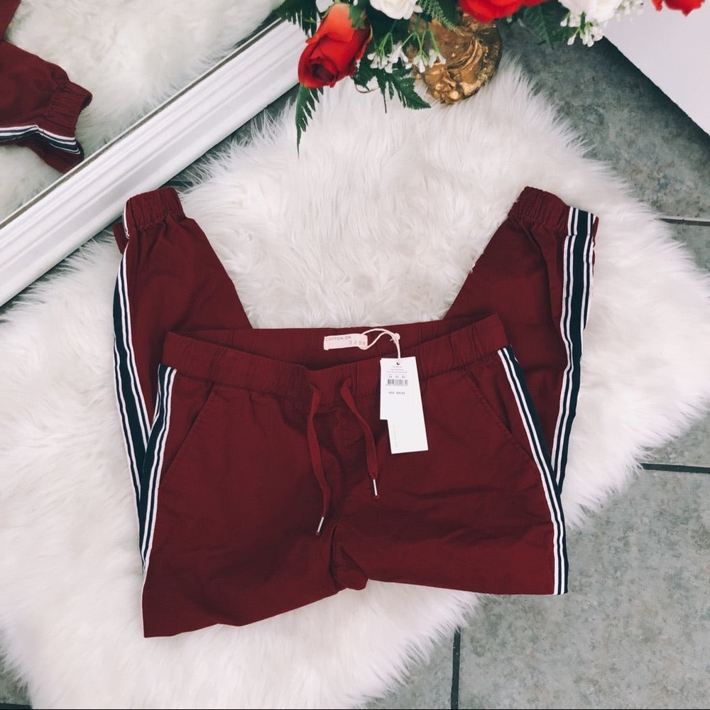 Red Cotton On Unisex Joggers