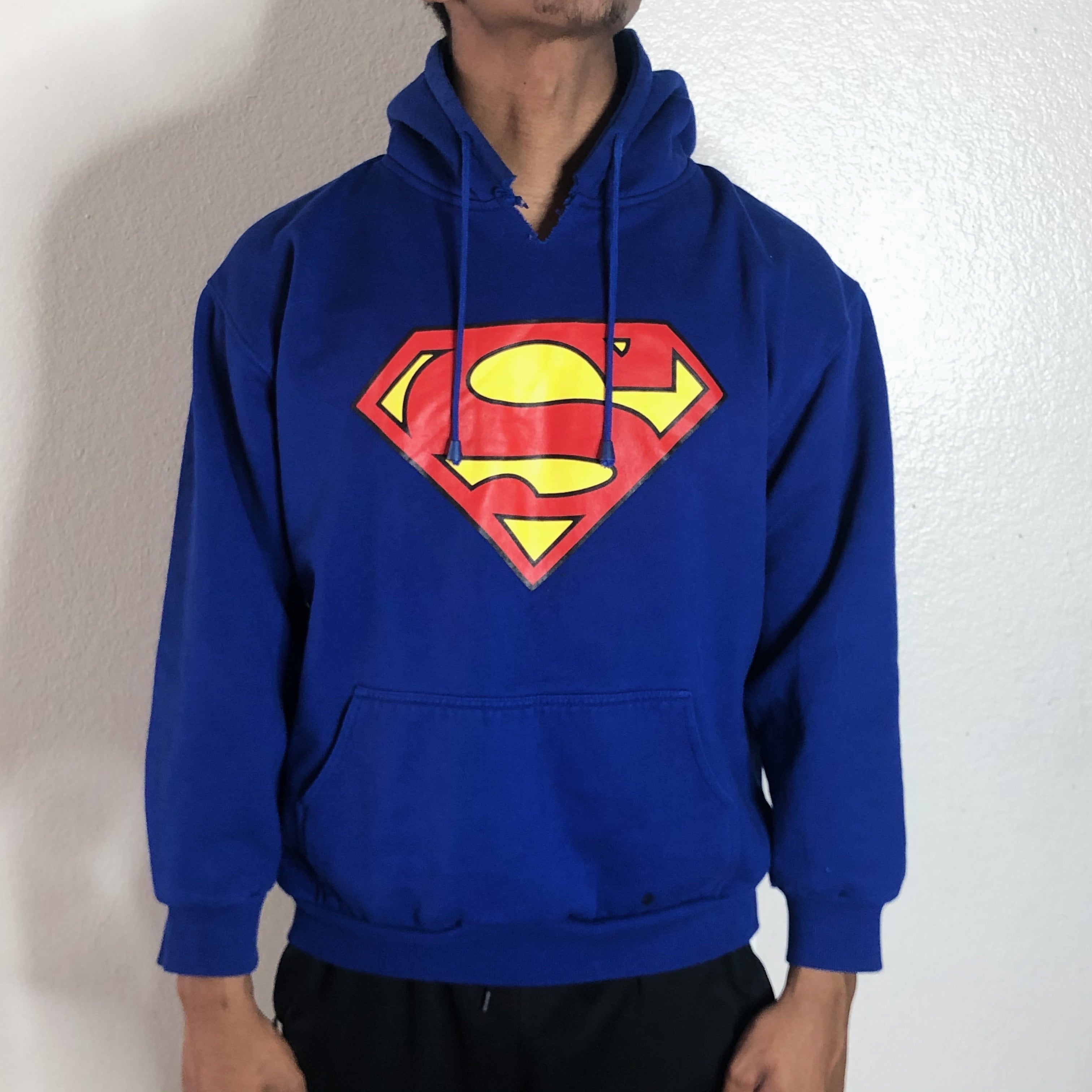 DC Comics Classic Superman Blue Vintage Hoodie