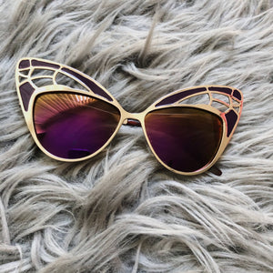 Vintage Butterfly Retro Lens Sunnies