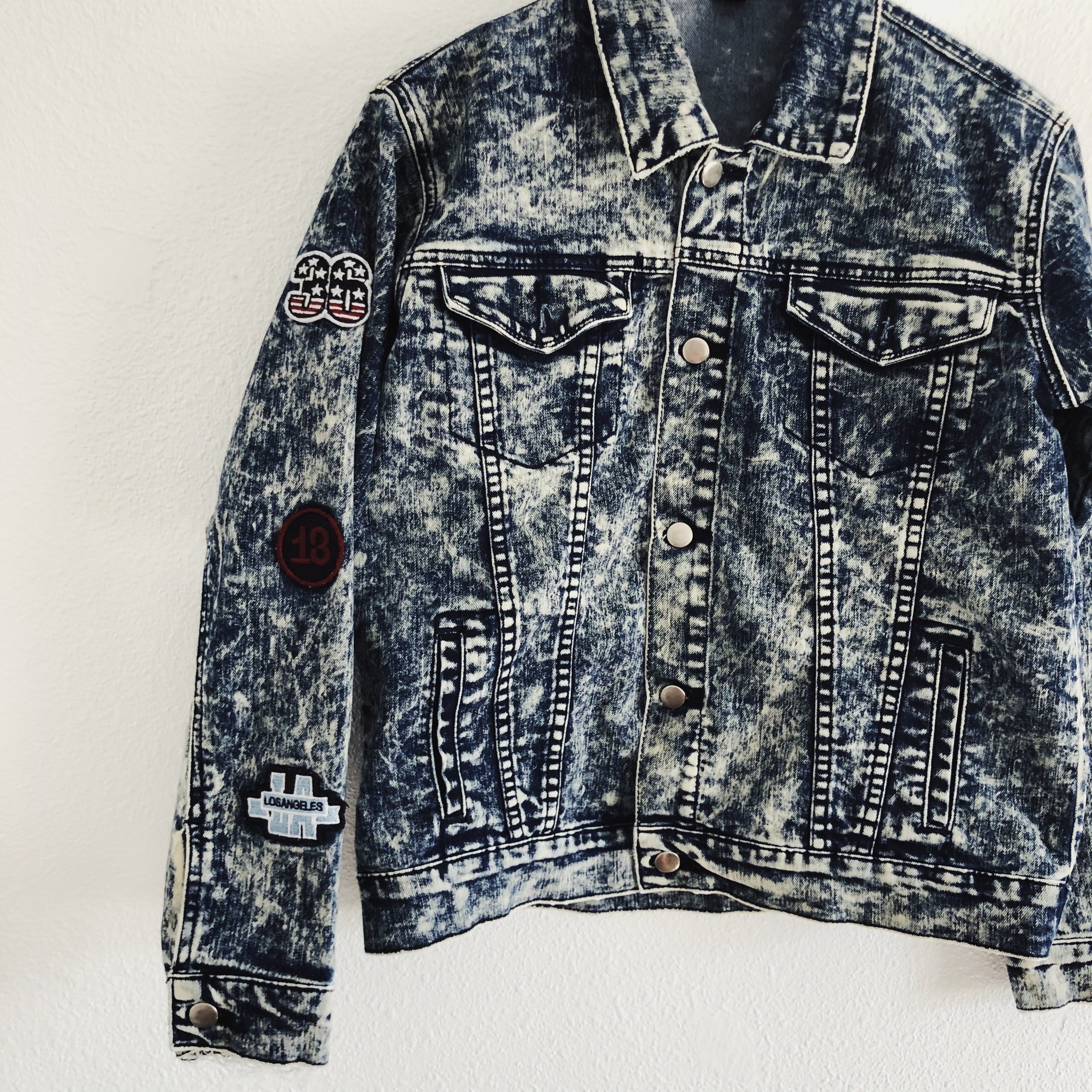 Denim Los Angeles Patchwork Jacket